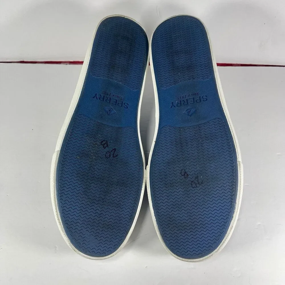 Sperry Top-Sider Men's Blue Canvas Boat Shoes - Size 11.5